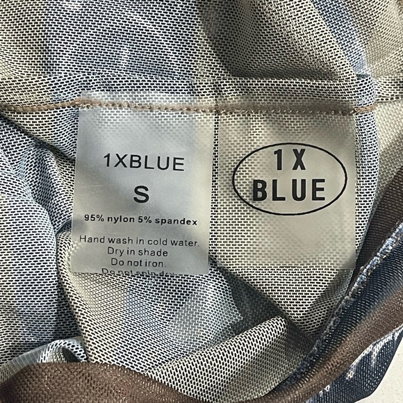 NWOT Revolve 1XBLUE Mesh Watch Long Sleeve Top - S - Picture 8 of 8